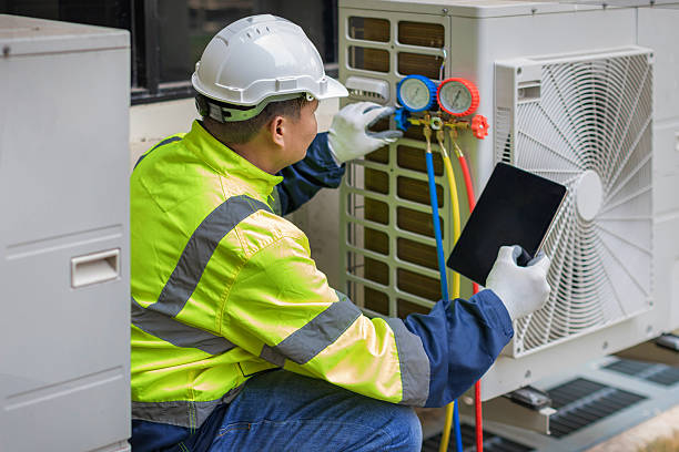 Professional Hvac technician working in Lacey Spring, VA